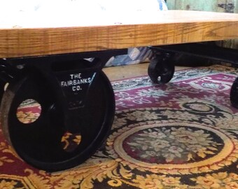 Industrial Cart Coffee Table