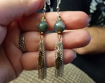 Jade Dangle Earrings
