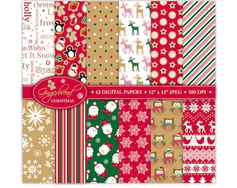 christmas paper backgrounds