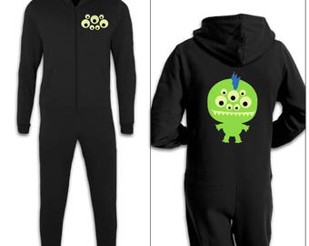 Monster (Glow In The Dark) kids onesie