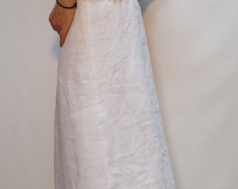 Summer Dress/Long Linen Dress/ Long Casual Dress/Black Linen Dress/ Beach Dress/Dress with Naked Back/Hooded Dress/F1456