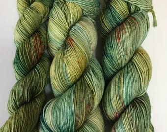 Whomping Willow - hand dyed yarn