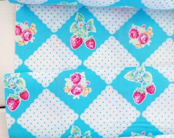 Flower Sugar Berry - Picnic(Aqua) - Lecien - Japan, Inc