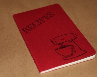 Recipes Mixer Cooking Baking Journal