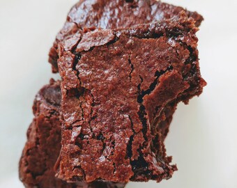 Vegan Cacao Brownies, Fudge brownie, Egg-free, Dairy-free, Vegan, Cacao, Vegan Baked Goods, Vegan Dessert