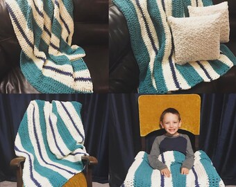 Crocheted Chunky Blanket
