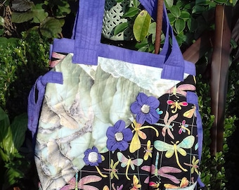 Japanese print shoulder bag