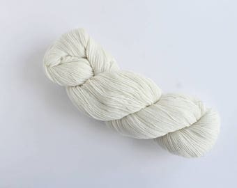 Undyed Merino, Cashmere, Nylon 4 Ply Knitting Yarn 1 kg (10 x 100g hanks)