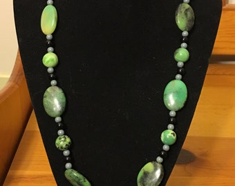 Green Chrysoprase necklace