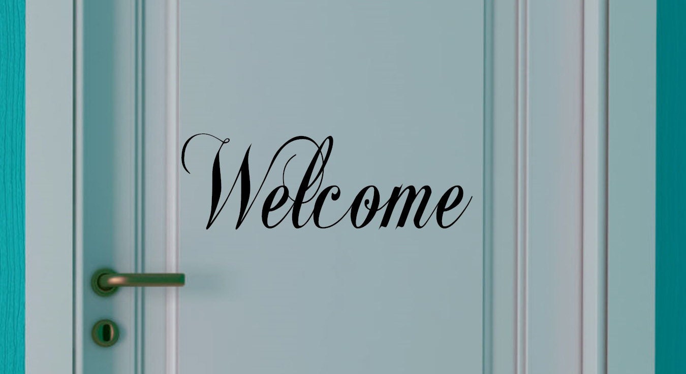 DecalWall Decal QuoteFront Door DecalWall Vinyl