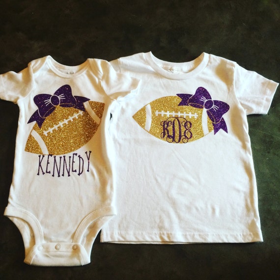 ANY TEAM football tailgating tshirt for children and babies.