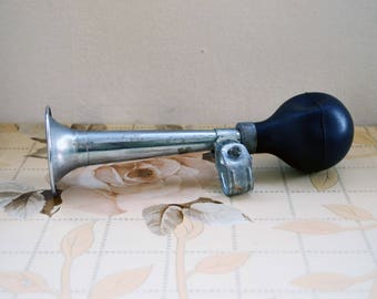 Bike horn Bicycle horn Vintage bike horn Rubber horn Car horn Vintage horn Motorcycle horn Biker ring Squeeze horn Old car horn