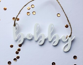 Personalised Christmas Tree Decoration | Ornament | Personalised Name