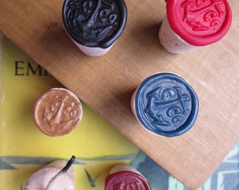 Set of 2 Replacement Corks with Wax Seal Top or Fuse - High Quality, Food-Safe