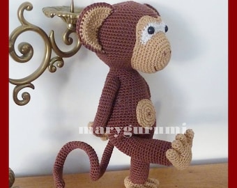 Monkey, Amigurumi crochet plush