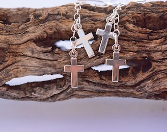 Cross Dangle Earrings