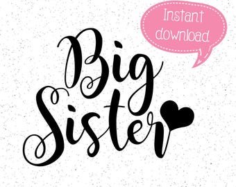 Download Big sister svg | Etsy