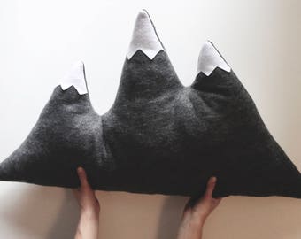 Triple Peak Mountain Pillow