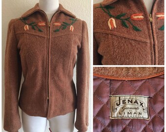 1930s - 1940s amazing and rare ski jacket !