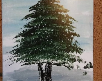 Evergreen Tree 4 (print)