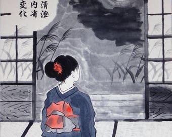 SUMI PAINTING AUTUMN