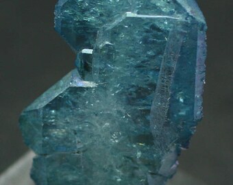 Blue Aqua Aura Faden Quartz, Crystals for Sale