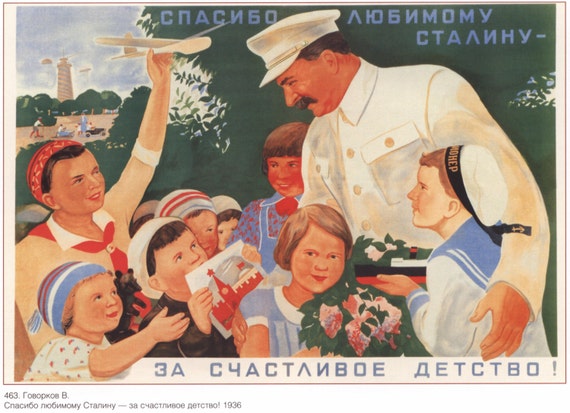 Resultado de imagem para propaganda de stalin