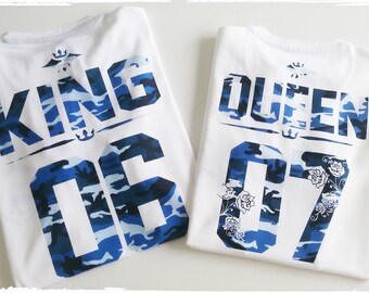 King and Queen Couple shirts King queen shirts King and Queen couples shirts King and Queen couples shirts