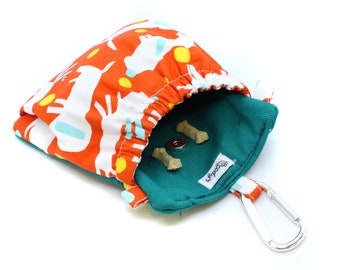 The Pocket 2.0 - Treat and Training Pouch - Orange Dog