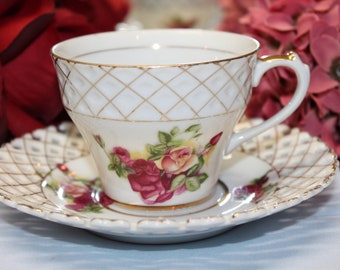 PRINCESS Porcelain Teacup and Saucer Set