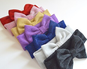 Messy headbands, cotton headbands, Baby headband, shimmer headbands, cotton headbands, infant headbands, new baby girl gift,