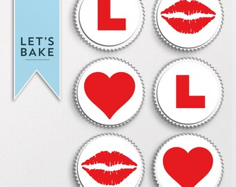 Hen party, cupcake toppers, cake toppers, edible, hen do, bride to be, wedding, hen party cake, hen party cupcake