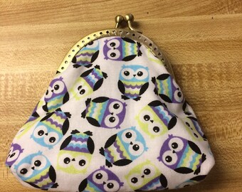 Owls Kiss Lock Coin Purse