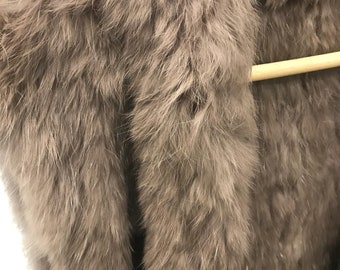 Gorgeous quality genuine rabbit fur vest Mocha NEW