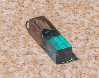 Faux Wood Pendant
