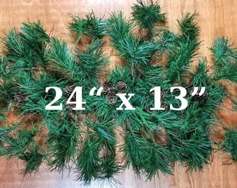 Faux Pine Swag Christmas Decor Christmas Swag DIY Swag 24" Swag with Pine Cones