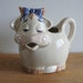 Sweet Vintage Retro Daisy Cow Ceramic Milk Or Cream Jug
