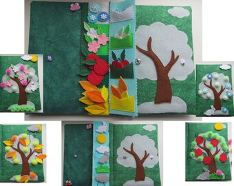 Quiet Book, Busy Book, Sensory Book, Montessori Toy, Quiet Game, Preschool Toy, Educational Toy for Toddler, Learning Toy, Travel Game