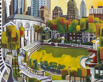 Bryant Park .Fine Art Print.