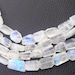 New Arrival, Amazing Blue Flashy RAINBOW MOONSTONE Faceted Nuggets ,10-12mm,Full 8 Inch Strand,Amazing Rare Item