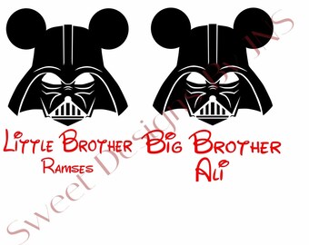 Darth Vadar Mickey Ears