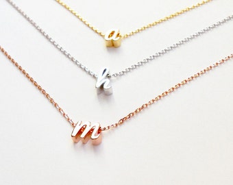 letter necklace etsy letter necklace