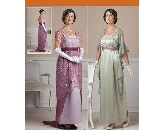 Edwardian Downton Abbey Style Gown