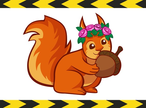 Download Squirrel SVG Clipart Vector SVG files for Cricut Silhouette