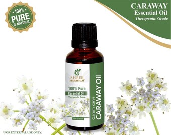 100% Pure Natural Caraway Essential Oil - Sheer Essence - Therapeutic Grade Caraway Oil 5ml To 500ml Free Shipping Worldwide