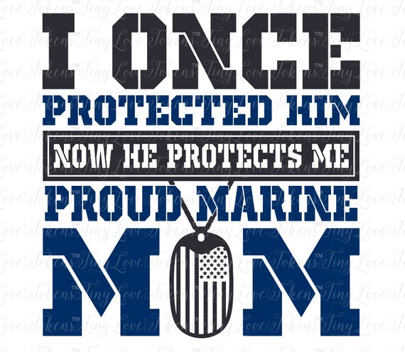 Download Proud Marine Mom Son Design .svg/.dxf/.eps/.pdf/.jpg/.png