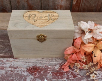Personalized Recipe Box, Recipe Box, Wedding Gift, Daughter in Law Gift, Son in Law Gift, Recipe Card Box, Bride Gift, Painted Recipe Box