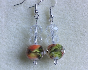 DesignsbyKiko Orange Delight Dangle Earrings