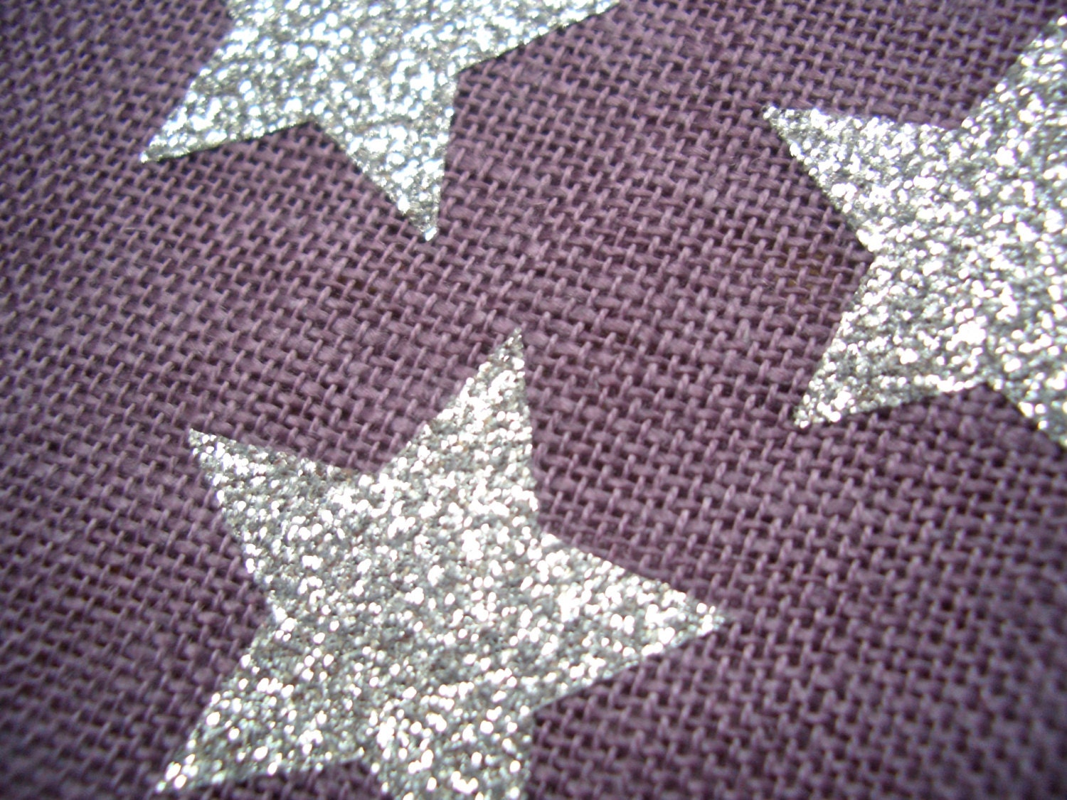 12 Star glitter iron-on appliques
