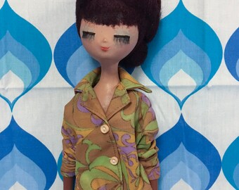 VTG German Modepuppe Wire Bendable Doll 60s
